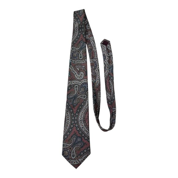 VTG State Street Paisley Necktie – Exclusively for Jordan Marsh – 1970s/1980s - Picture 1 of 3